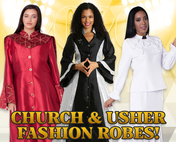 Ladies Church And Usher Fashion Robes
