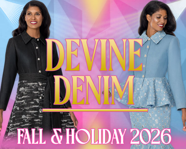 Devine Sport Denim Church Suits Fall and Holiday 2026