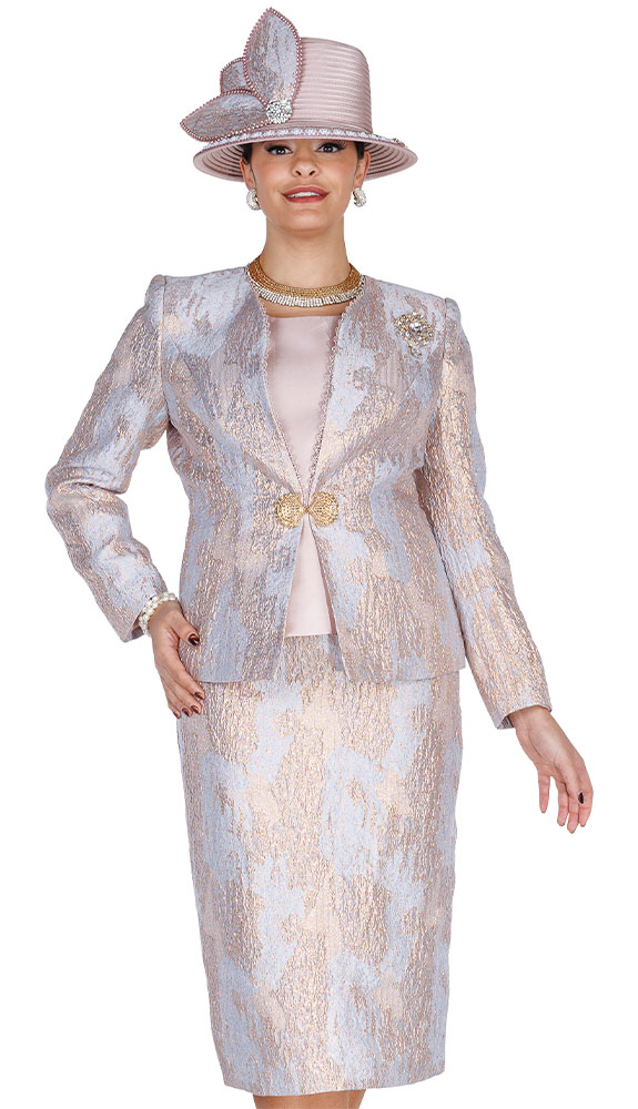 Champagne Italy 6403 Ladies Church Suit Champagne Italy 6403 Ladies Church Suit