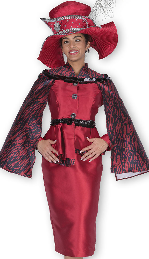 Champagne Italy 6121-RWB Ladies Church Suit Champagne Italy 6121-RWB Ladies Church Suit