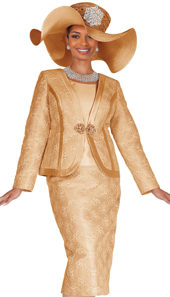 Champagne Italy 6419 Ladies Church Suit Champagne Italy 6419 Ladies Church Suit