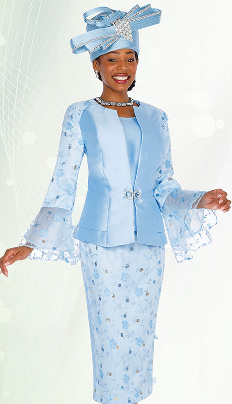 royal blue church suits for women
