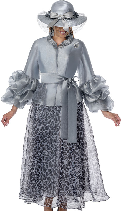 Dorinda Clark Cole 310483-SLV Church Dress Dorinda Clark Cole 310483-SLV Church Dress