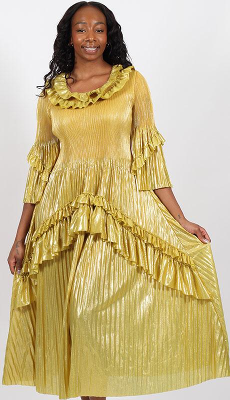 Diana Couture 25833-YLW Church Dress Diana Couture 25833-YLW Church Dress