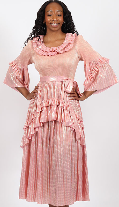 Diana Couture 25833-PNK Church Dress Diana Couture 25833-PNK Church Dress