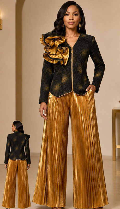 Dorinda Clark Cole 310062-BWG Church Pant Suit