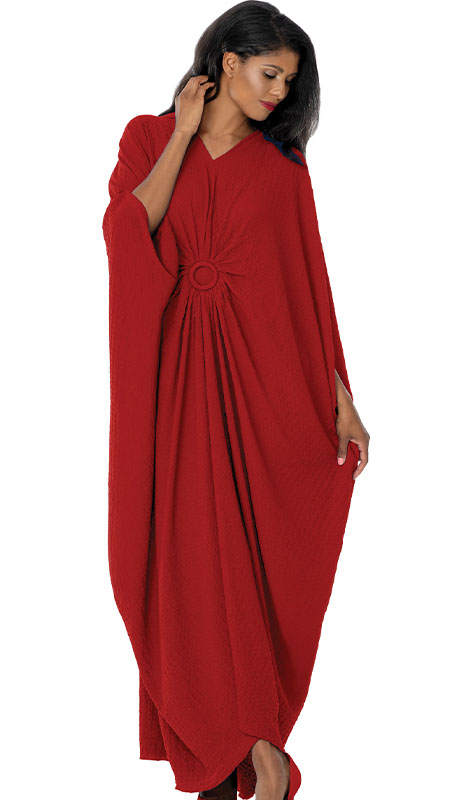 Divine Casuals DC2081-RED Ladies Church Dress