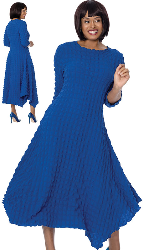 Divine Casuals DC2031-RYL Ladies Church Dress