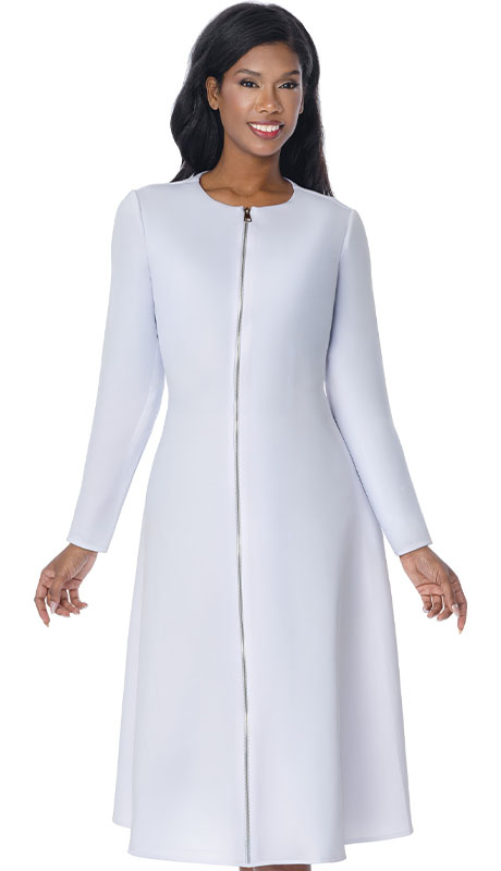 Nubiano 101161-WHT Church Dress