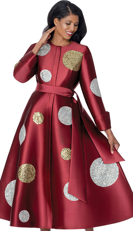 Nubiano 101041-BUR Church Dress