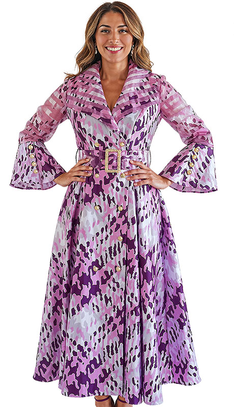 Donna Vinci 12210-RWP Ladies Church Dress