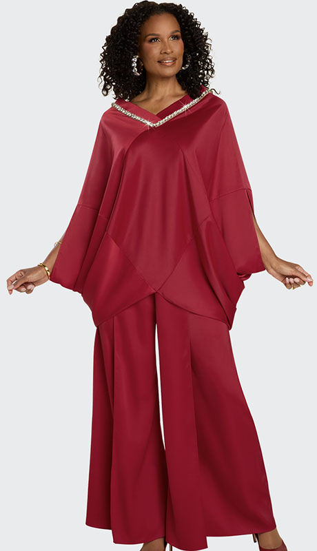 Donna Vinci 12244-SAR Ladies Church Pant Set