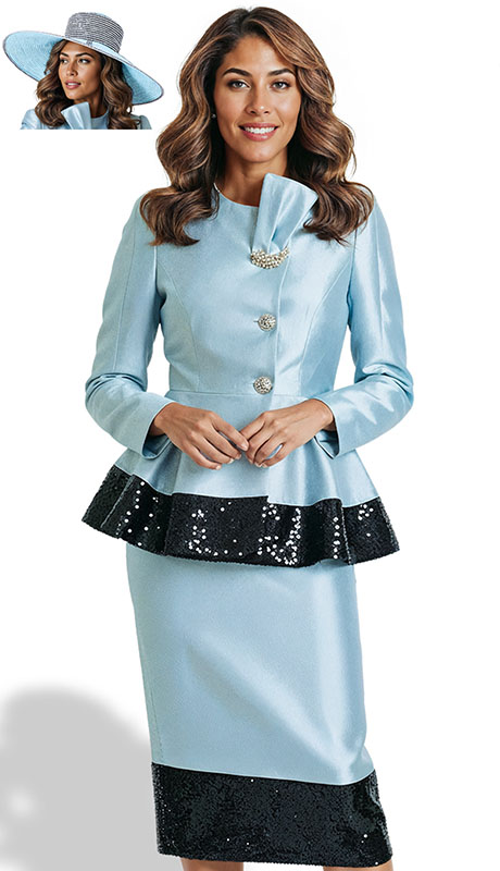 Donna Vinci 12252-IBB Ladies Church Suit