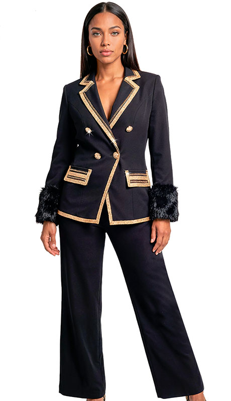 Donna Vinci 12283 Ladies Church Pant Suit