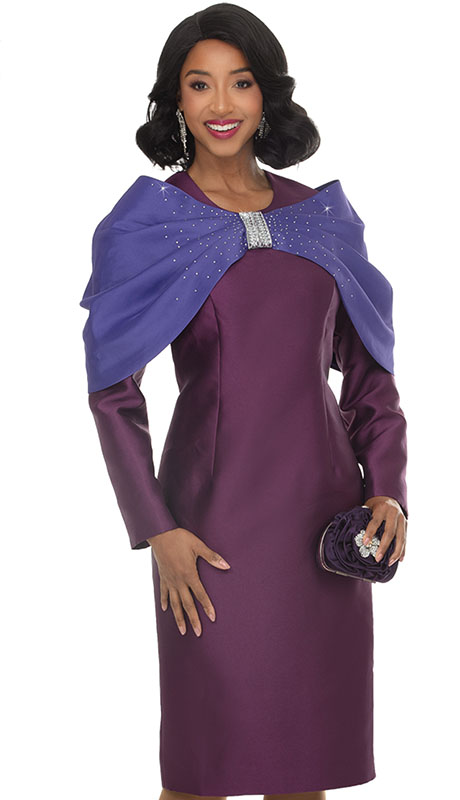 Donna Vinci 12291-PWV Ladies Church Dress