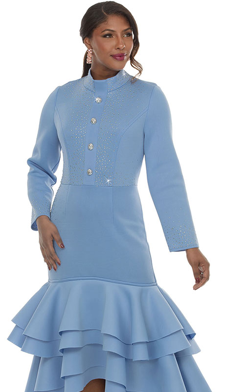 Donna Vinci 12301-ICB Ladies Church Dress Donna Vinci 12301-ICB Ladies Church Dress