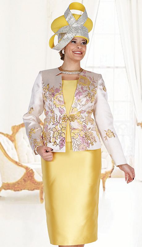 Elite Champagne 6467 Church Suit