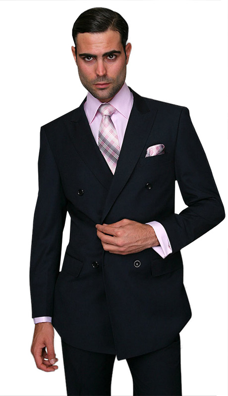 Mens Church Suit TZD-100-NVY-QO