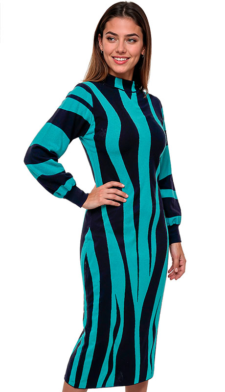 Donna Vinci Knit 13481-HTG Womens Church Dress Donna Vinci Knit 13481-HTG Womens Church Dress
