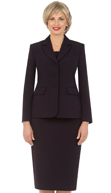 Giovanna S0743-PLM Ladies Church Suit