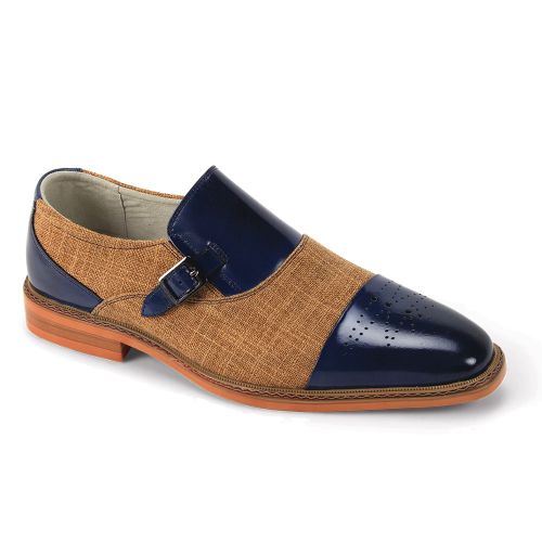 Giovanni AVON-COBALT-TAN Leather Shoes