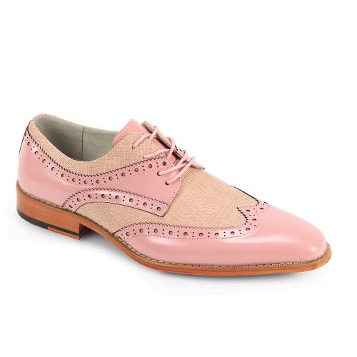 Giovanni Leather Dress Shoes-NICO-PINK