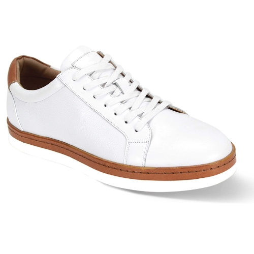 Giovanni PORTER-WHT-QO Leather Shoes