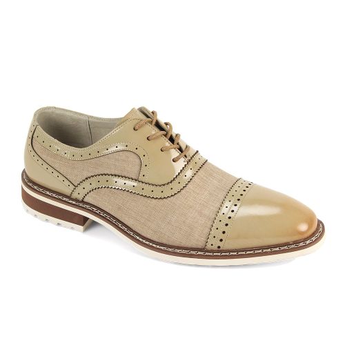 Giovanni Leather Dress Shoes-SINCLAIR-OYSTER