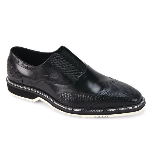 Giovanni TYRON-BLK Leather Shoes