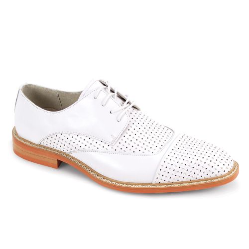 Giovanni Leather Dress Shoes-ALFORD-WHITE