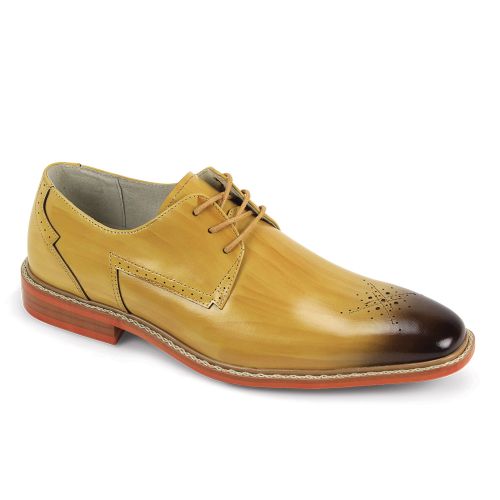 Giovanni Leather Dress Shoes-TOBY-SCOTCH