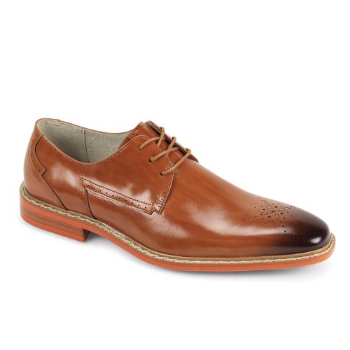 Giovanni Leather Dress Shoes-TOBY-TAN