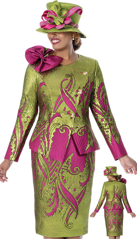 GMI 402122-MLT Ladies Church Suit GMI 402122-MLT Ladies Church Suit