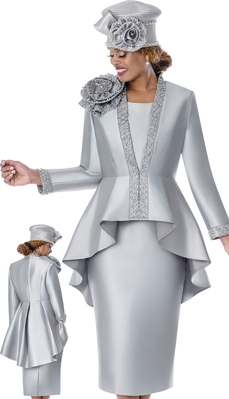 GMI 401993-SLV Ladies Church Suit GMI 401993-SLV Ladies Church Suit