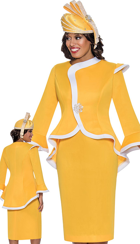yellow church suits