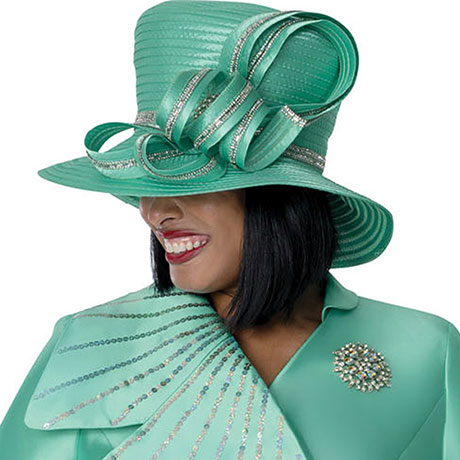 GMI 401812-GRN-H-QS Church Hat