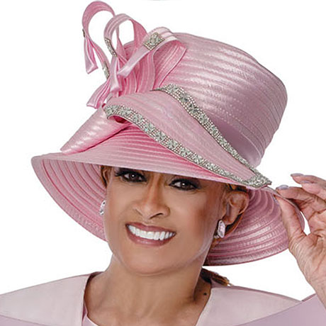 Dorinda Clark Cole 310112-PNK-H-IH Church Hat