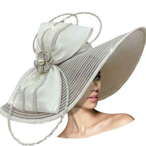 Church Hat 3462 JACKSONVILLE DIVA-WHITE
