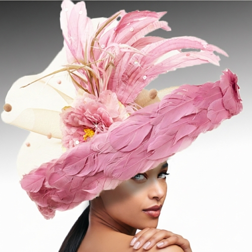 Church Hat 3464 STARLING-Old Rose