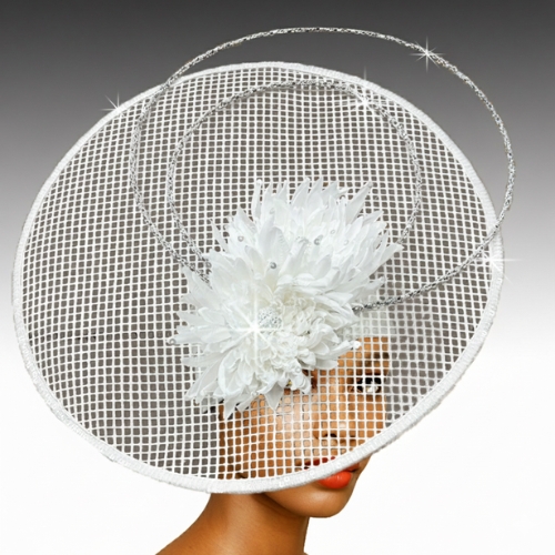 Church Hat 3482 IKEBANA-WHT
