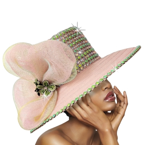Church Hat 3492 SANDRA-Pink-Lime