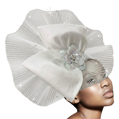 Church Hat FA3497 Midnight Rose-WHITE
