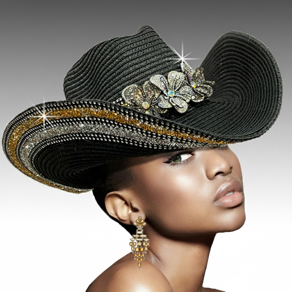 Hat SC2939-BLK Acapulco