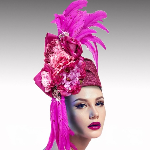 Church Hat 3386-Fuchsia ADELE