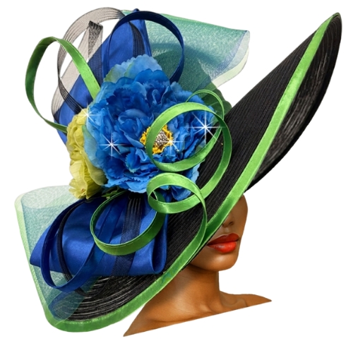 Church Hat 3470 GATSBY-Black-Blue-Green