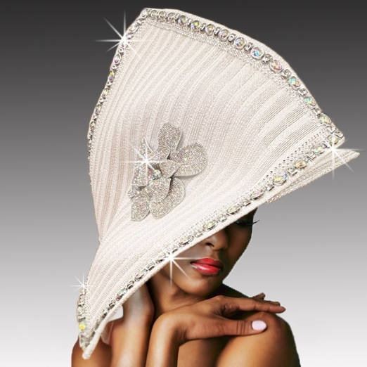 Church Hat 3487 ISABELLA-White