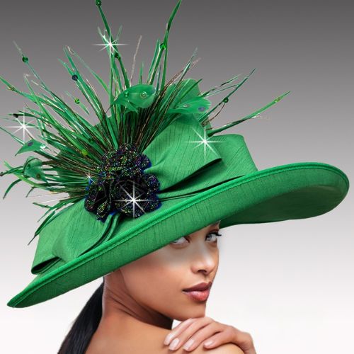 Church Hat 3512-Emerald 
