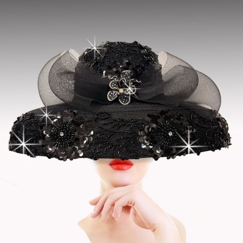 Church Hat 3530-Black 