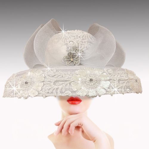 Church Hat 3530-WHITE  