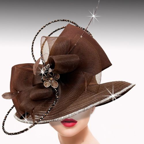 Church Hat 3531-Brown 